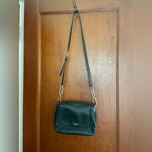Kate Spade Jackson Leather Purse Crossbody Bag Leather Black